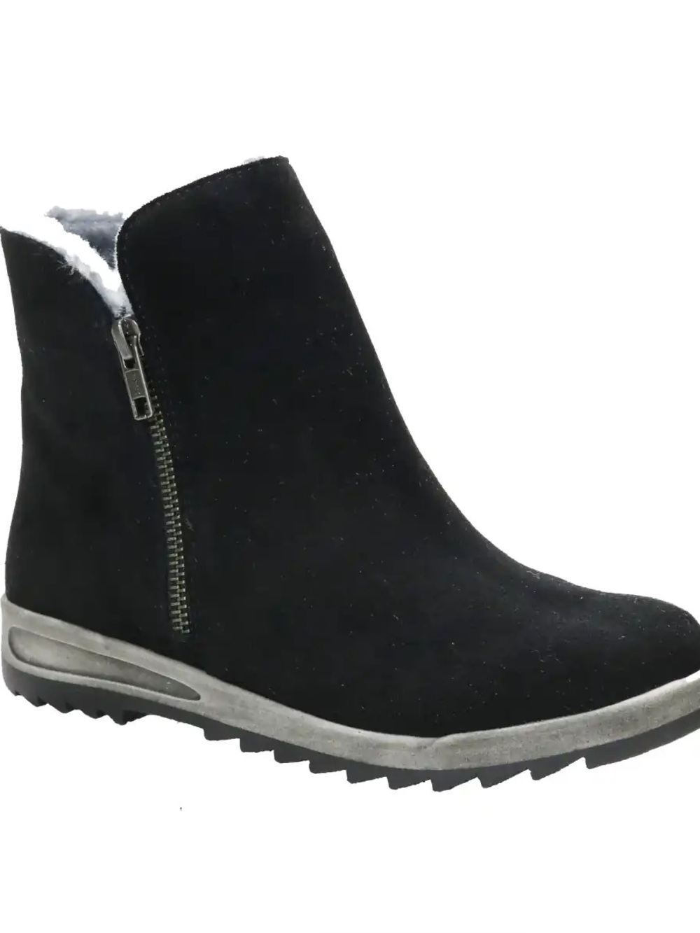 NIB David Tate Black Suede Bliz Boot Size 7.5W